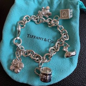 Tiffany & co 925 Bracelet w/ charms